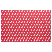 Pitbull Silhouette Pet Pit Bull Red Stoff (Fat Quarter (45,7 x 55,9 cm))