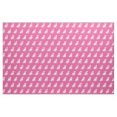 Pitbull Silhouette Pit Bull Pit Pink Pink Stoff (Fat Quarter (45,7 x 55,9 cm))