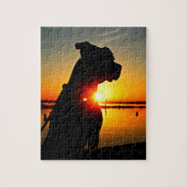 Pitbull-Sonnenaufgang Puzzle
