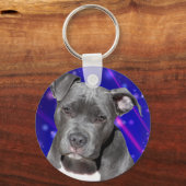 Pitbull Space Schlüsselanhänger (Vorderseite)