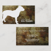 Pitbull Staffy Haustier Realated Visitenkarte (Vorne/Hinten)