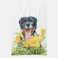 Pitbull-Terrier-HundeAquarell