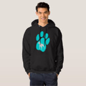 Pitbull Terrier Paw Hoodie (Vorne ganz)