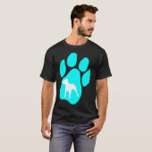 Pitbull Terrier Paw T-Shirt (Vorne ganz)