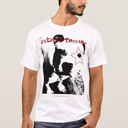 Pitbull Terrier T-Shirt (Vorderseite)