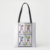 Pitbull Tote Bag Tasche (Vorderseite)