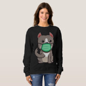 Pitbull Tragemasken Sweatshirt (Vorne ganz)
