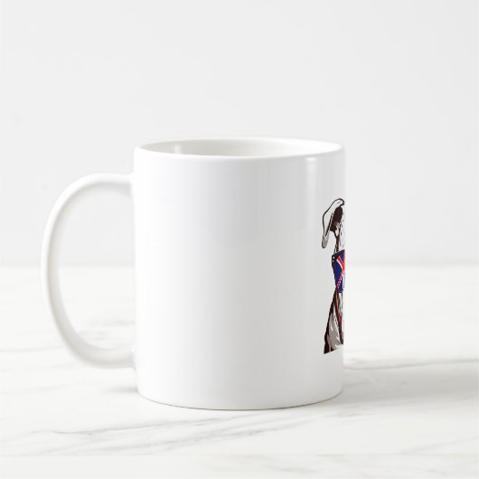 Pitbull Tragen Union Jack Sonnenbrille Kaffeetasse (Links)