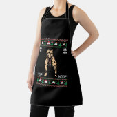 Pitbull Ugly Christmas Sweater Schürze (InSitu)