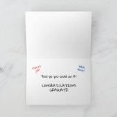 Pitbull und Rottweiler Abschluss Told Ya Card Karte (Innenseite)