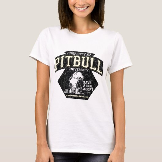PITBULL Universität T-Shirt (Vorderseite)