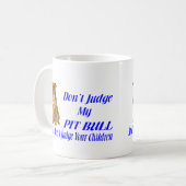 PITBULL URTEIL KAFFEETASSE (Vorderseite Links)