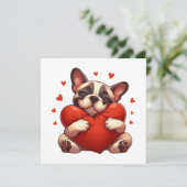 Pitbull Valentinstag Geschenke (Stehend Vorderseite)