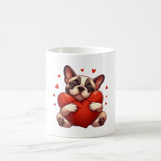Pitbull Valentinstag Geschenke Kaffeetasse (Mittel)