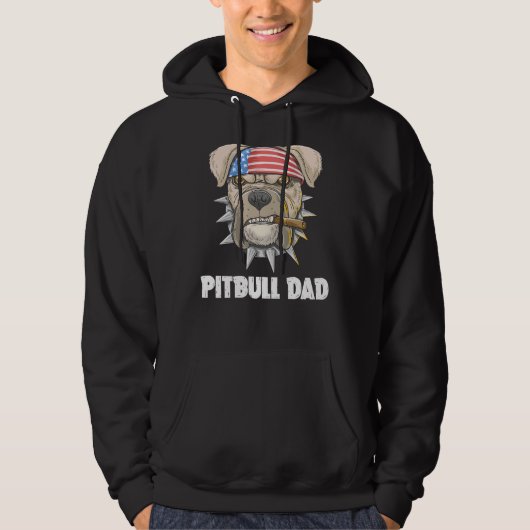 Pitbull-Vater 51 Hoodie (Vorderseite)