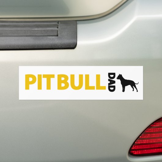 Pitbull Vater Autoaufkleber (Auf Auto)
