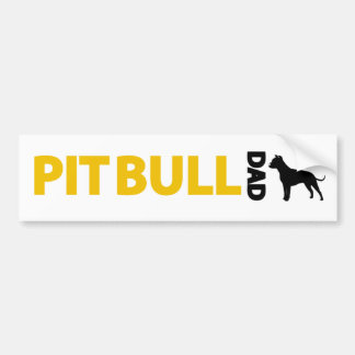 Pitbull Vater Autoaufkleber