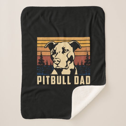 Pitbull-Vater des Vaters Sherpadecke (Vorderseite)