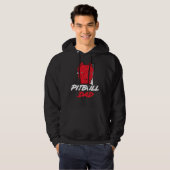 Pitbull Vater Funny Pitbull Hoodie (Vorne ganz)