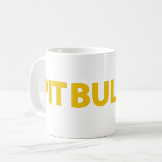 Pitbull Vater Kaffeetasse (Vorderseite Links)