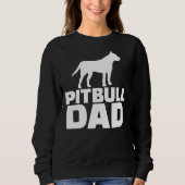 Pitbull Vater Neu Sweatshirt (Vorderseite)