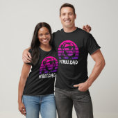 Pitbull-Vater Retro 80er Pitbull Hund T-Shirt (Unisex)