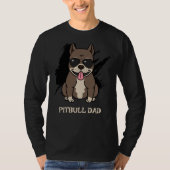 Pitbull-Vater T-Shirt (Vorderseite)