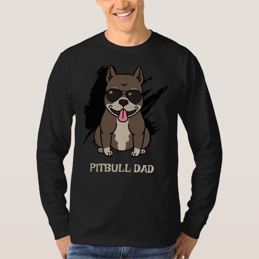 Pitbull-Vater T-Shirt (Vorderseite)