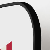 Pitbull Vater USA Flag Patriotic Fathers Day Gift Pickleball Schläger (Linke Seite)