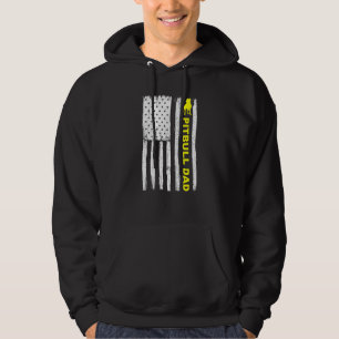 Pitbull Vater Vintag Patriotic mit amerikanischer  Hoodie