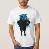 Pitbull Verrückt T-Shirt (Vorderseite)