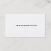 Pitbull Visitenkarten Visitenkarte (Rückseite)