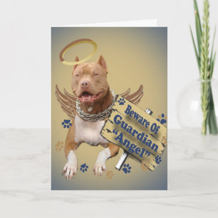 Pitbull Vorsicht vor Gaben des Guardian Angel Karte