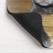 Pitbull Welpe / Niedlicher Hund Mousepad (Ecke)
