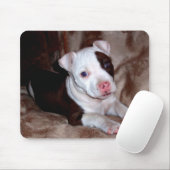 Pitbull-Welpen-Mauspad Mousepad (Mit Mouse)
