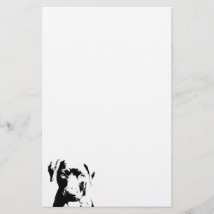 Pitbull Welpengesicht Briefpapier