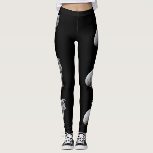 Pitbull WelpenhundeLeggings Leggings (Vorderseite)