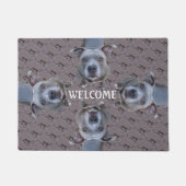 Pitbull willkommene Fußmatte (Vorderseite)