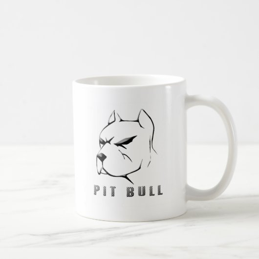 Pitbull zeichnen kaffeetasse (Rechts)
