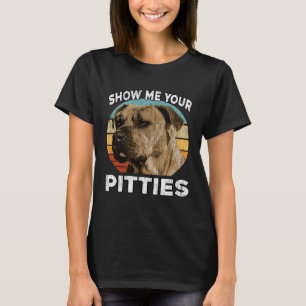 Pitbull Zeige mir deine Pitties Pit Bull Hund VInt T-Shirt