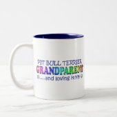 PITBULL ZWEIFARBIGE TASSE (Links)