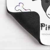 PitBullBLackWhite Mousepad (Ecke)
