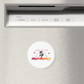 PitBullBlkWtMommy Magnet (In Situ (Geschirrspüler))