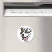 Pitbulle Design von Mudge Studios Magnet (In Situ (Geschirrspüler))