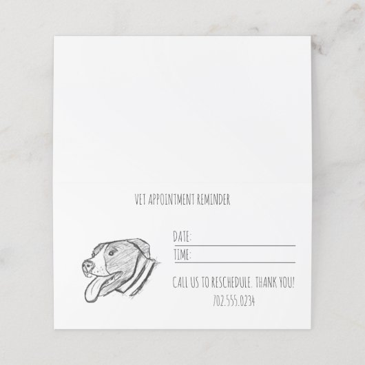 Pitbulle zeichnend Hundeliebhaber Schwarz-weiße ap Terminkarte (Außenseite Aufgefaltet)