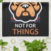 Pitbullen sind für HUGS gemacht, nicht für Dinge. Geschirrtuch (Gefaltet)