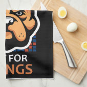 Pitbullen sind für HUGS gemacht, nicht für Dinge. Geschirrtuch (Viertel Falte)