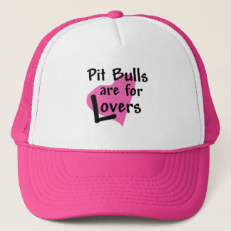 Pitbullen sind für Liebhaberfernlastfahrerhut Truckerkappe