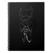 Pitbuller Anzug Notizblock (Vorderseite)
