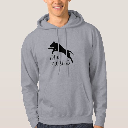 PitbullHoodiePul vorbei - fördern Sie Gruben Hoodie (Vorderseite)